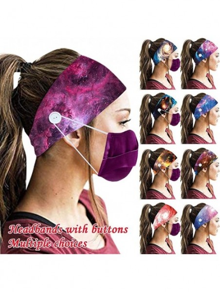 Headbands Elastic Headbands Workout Running Accessories - A-4 - C9198483AC7 $10.72