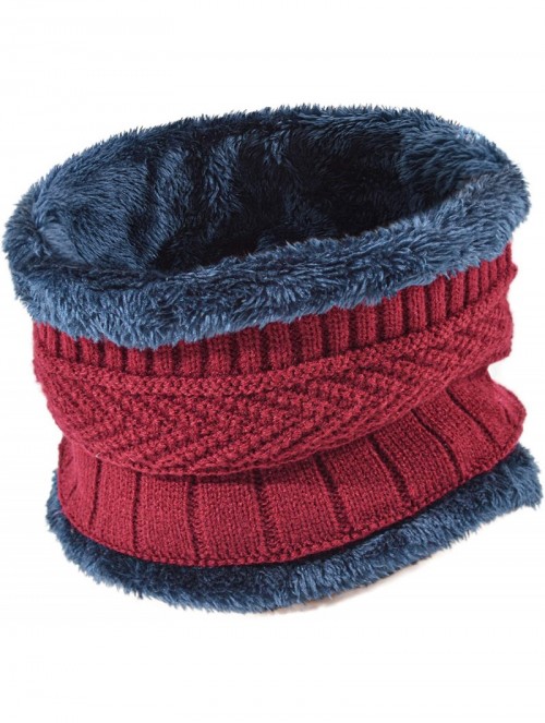 Skullies & Beanies Styles Oversized Winter Extremely Slouchy - Jb Red Hat&scarf Set - CS18ZZMDUTR $13.42