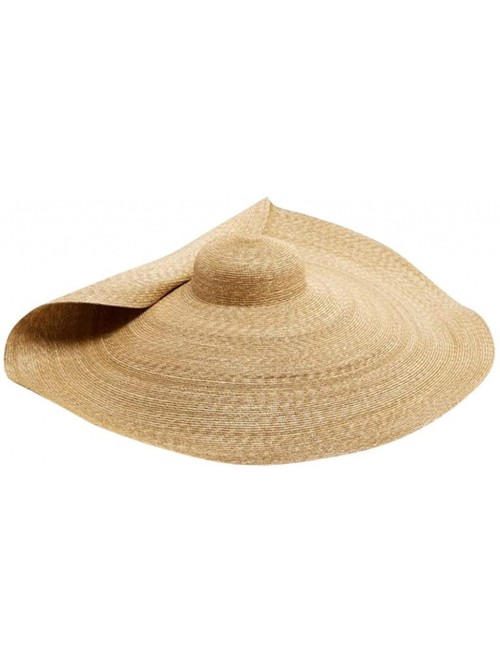 Sun Hats Oversized Fashion Outdoor Expanded Diameter - Khaki 1 - CF18XXCYXRX $52.27