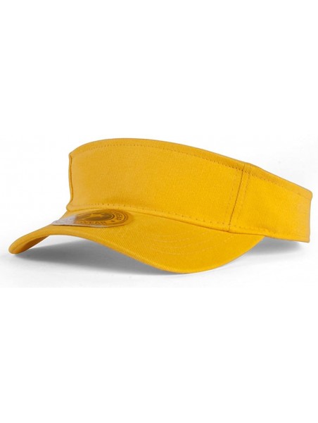 Visors Blank Adjustable Visors - 12-Pack - Yellow - CT11NSK2Z7H $42.94