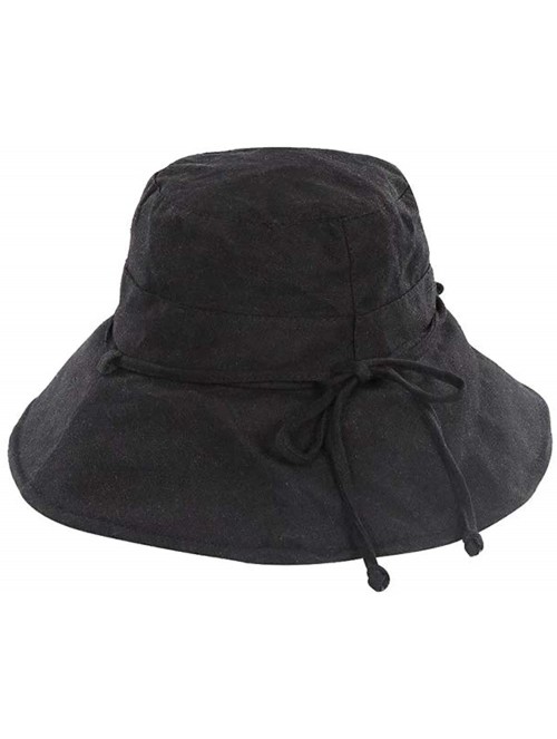 Bucket Hats Fashion Reversible Printed Fisherman Bucket Sun Sun Shade Hat - 3083 Black - CM18U8L7LN0 $18.38