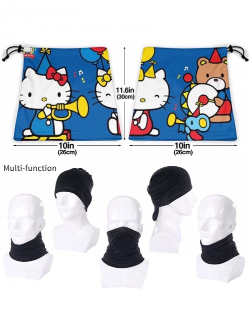 Balaclavas Hello Kitty Men Women Face Mask Balaclava Neck Gaiter Warm Headband Scarf - Hello Kitty 3 - CU194648AZZ $23.24