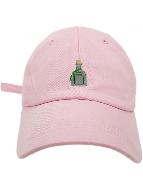 Baseball Caps Patron Style Dad Hat Washed Cotton Polo Baseball Cap - Lt.pink - CY187QKII03 $26.20