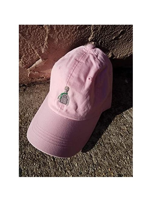 Baseball Caps Patron Style Dad Hat Washed Cotton Polo Baseball Cap - Lt.pink - CY187QKII03 $26.20