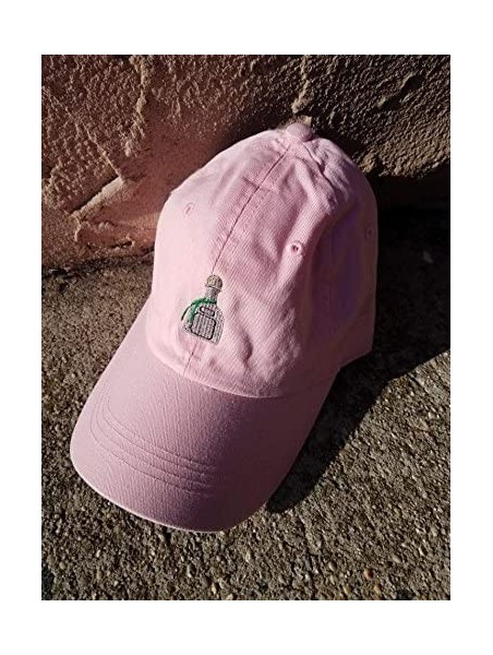 Baseball Caps Patron Style Dad Hat Washed Cotton Polo Baseball Cap - Lt.pink - CY187QKII03 $26.20