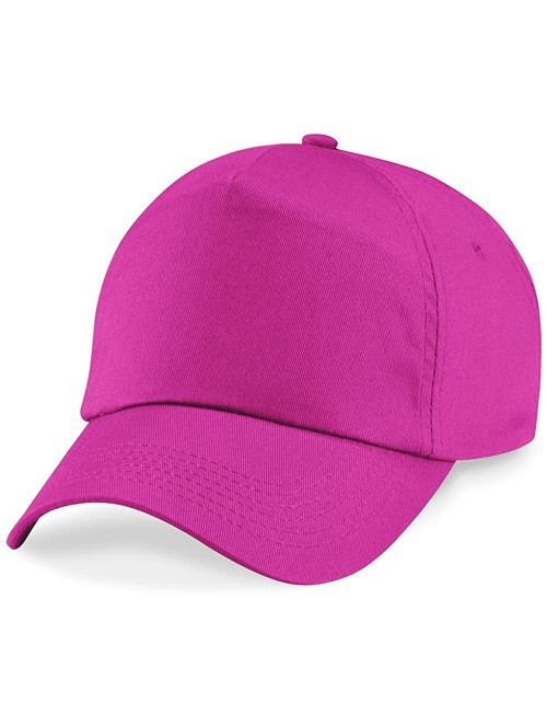 Baseball Caps Mens Original Cotton Baseball Cap - Fuchsia - CR116LRK4KJ $13.19