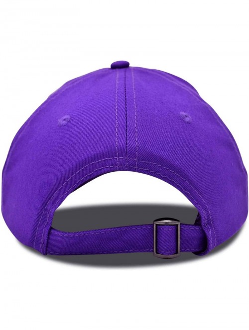 Baseball Caps NY Baseball Cap NY Hat New York City Cotton Twill Dad Hat - Purple - CM18M7X83NH $15.37