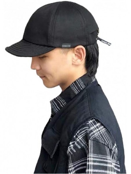 Baseball Caps Stylish Short Brim Soft Cap Baseball Cap Trucker/Baseball Style Hat Cap - Dy01-black - CH18YYUIS50 $22.22