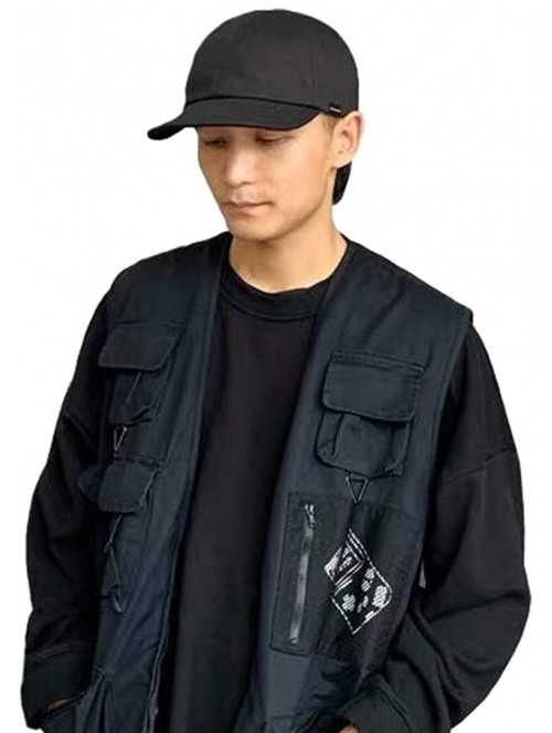 Baseball Caps Stylish Short Brim Soft Cap Baseball Cap Trucker/Baseball Style Hat Cap - Dy01-black - CH18YYUIS50 $22.22