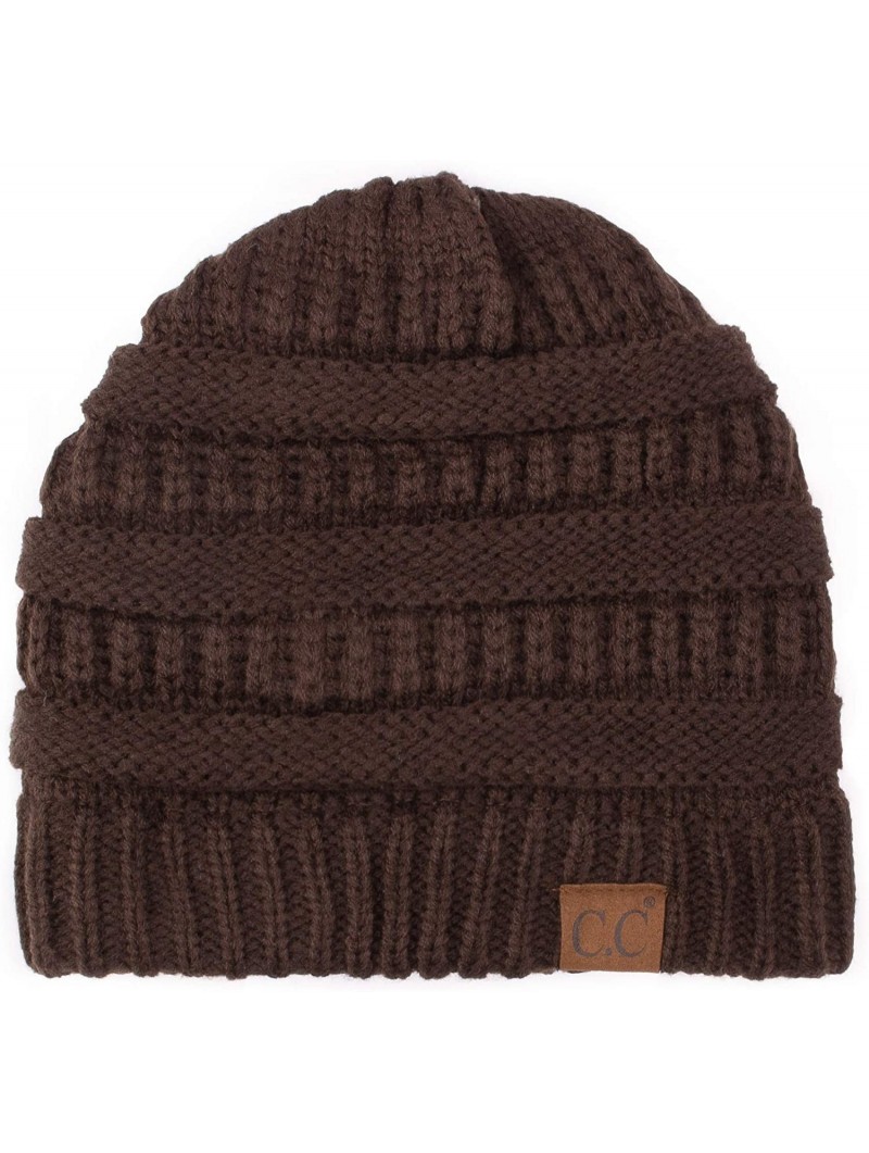 Skullies & Beanies Women's Classic CC Beanies - Brown - CY1859QCOX0 $13.96