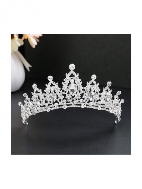 Headbands Handmade Rhinestone Crystal Headbands Accessories - White - CI18WRZNRSU $32.92