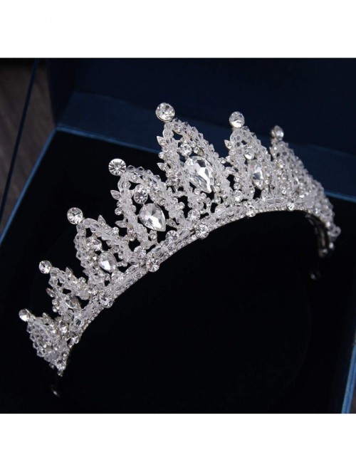 Headbands Handmade Rhinestone Crystal Headbands Accessories - White - CI18WRZNRSU $32.92