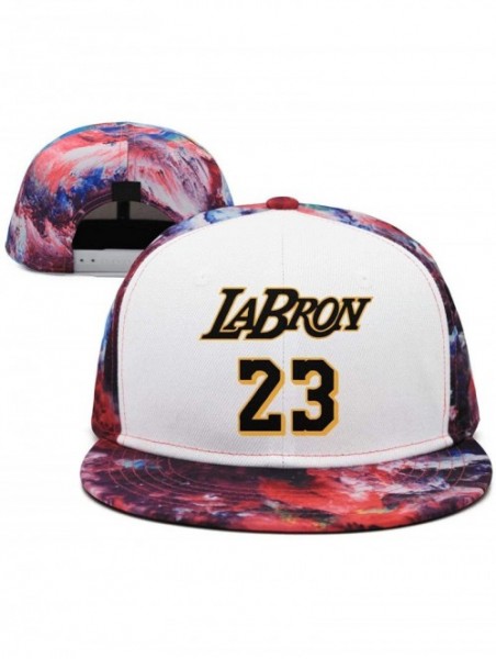 Skullies & Beanies La-bron-23_Funny_Logo Mens Adjustable Fashion mesh Snapback Hat - Balack Labron 23-9 - CS18N0WMHZW $24.43