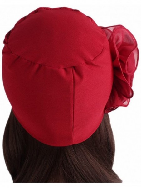 Skullies & Beanies Stretchy Patients Bandanas African - Red - C918D7C4CHS $13.51