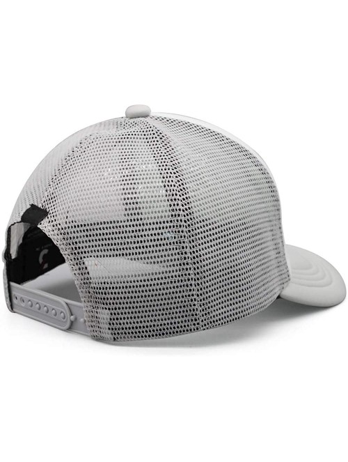 Baseball Caps Mens Miller-Electric- Baseball Caps Vintage Adjustable Trucker Hats Golf Caps - Grey-83 - CE18ZLHEHXS $17.86