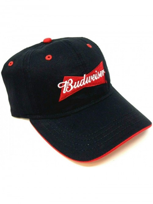 Baseball Caps Black & Red Logo Adjustable Hat - CG18ULE4SUW $18.29