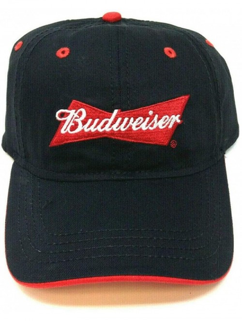 Baseball Caps Black & Red Logo Adjustable Hat - CG18ULE4SUW $18.29