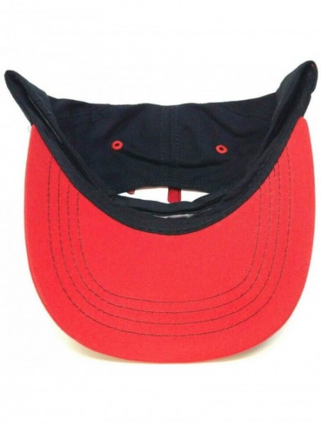 Baseball Caps Black & Red Logo Adjustable Hat - CG18ULE4SUW $18.29