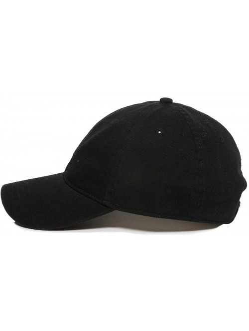 Baseball Caps Peace Sign Baseball Cap Embroidered Cotton Adjustable Dad Hat - Black - CC18QXGLOX7 $22.38