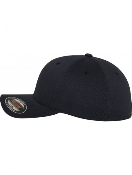 Baseball Caps Men's Wooly Combed - Blue - Navy - CV11OMMS1JL $15.26