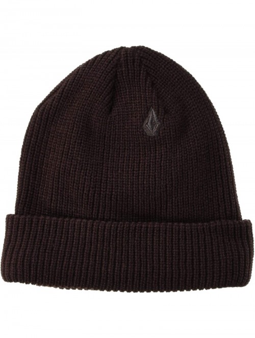 Skullies & Beanies Men's Sweep Lined Snow Beanie - Black Red - C818O3IC89Q $37.03