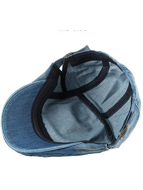 Newsboy Caps 2 Pack Men's Cotton Flat Cap Ivy Gatsby Newsboy Hat - J - CT18SK4572H $19.83