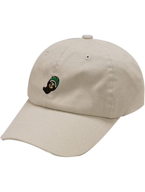 Baseball Caps Flying Sloth Cotton Baseball Dad Caps - Putty - C5184D6N7R8 $13.29