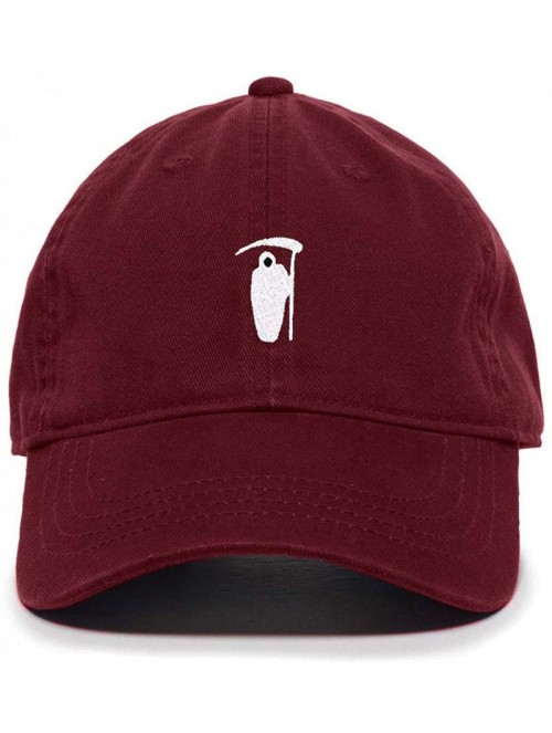 Baseball Caps Reaper Baseball Cap Embroidered Cotton Adjustable Dad Hat - Burgundy - CB197S9OUU7 $17.05