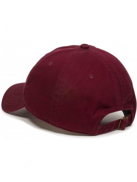 Baseball Caps Reaper Baseball Cap Embroidered Cotton Adjustable Dad Hat - Burgundy - CB197S9OUU7 $17.05