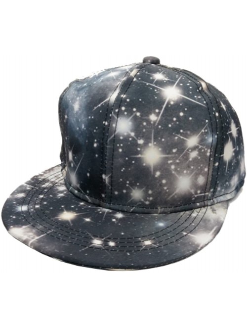 Skullies & Beanies Galaxy Space Sky Snapback Pair Fashion Embroidered Snapback Caps Adjust Hat - Grey - CK1822C7W0K $13.62