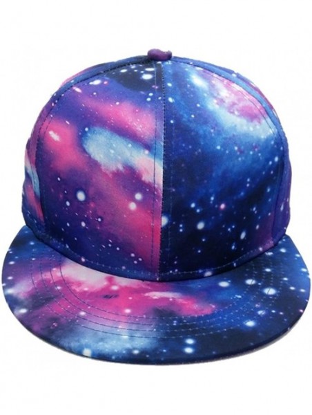 Skullies & Beanies Galaxy Space Sky Snapback Pair Fashion Embroidered Snapback Caps Adjust Hat - Grey - CK1822C7W0K $13.62