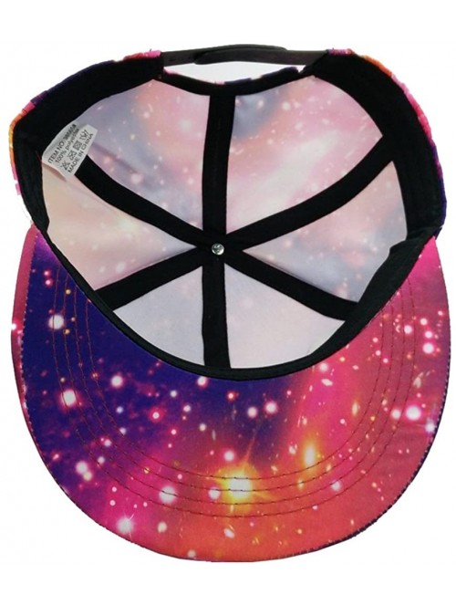 Skullies & Beanies Galaxy Space Sky Snapback Pair Fashion Embroidered Snapback Caps Adjust Hat - Grey - CK1822C7W0K $13.62