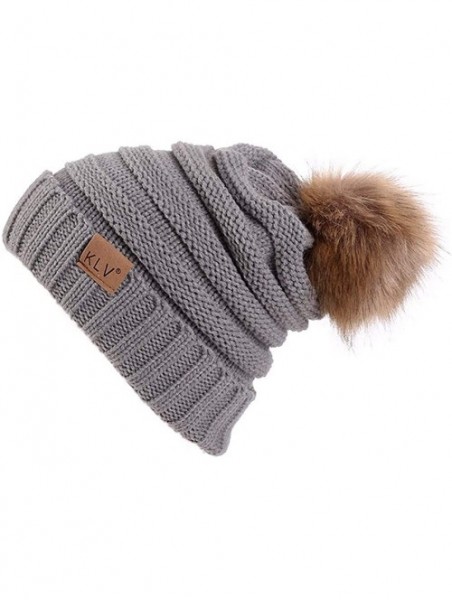 Skullies & Beanies Unisex Stretch Outdoor Beanies - B-women Gray - CZ19247EDMO $17.28