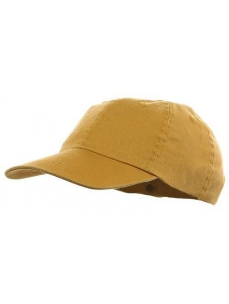 Baseball Caps Youth Pigment Dyed Washed Cap - Mango - CO113XW4XED $13.02