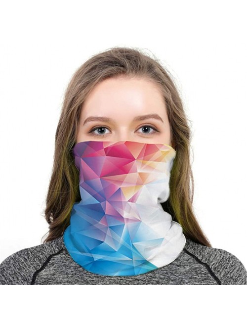 Balaclavas Bandana for Men Women Neck Gaiter Head Wrap Scarf Sun Dust Wind Balaclava Headwear - Stripes - CV197W7QEWY $18.89