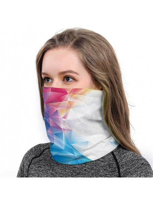 Balaclavas Bandana for Men Women Neck Gaiter Head Wrap Scarf Sun Dust Wind Balaclava Headwear - Stripes - CV197W7QEWY $18.89