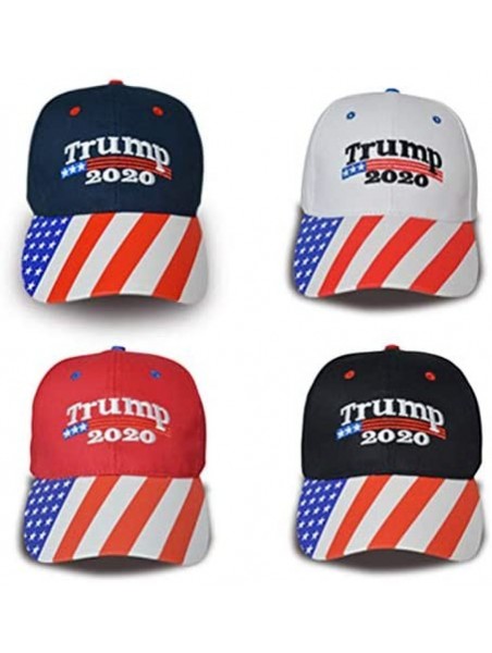 Baseball Caps Trump Military Imagine 2020 Black Cap US Flag Keep America Great hat President - Black-1 - CI192NUTCSS $11.76