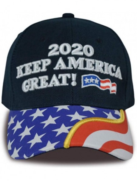 Baseball Caps Trump Military Imagine 2020 Black Cap US Flag Keep America Great hat President - Black-1 - CI192NUTCSS $11.76