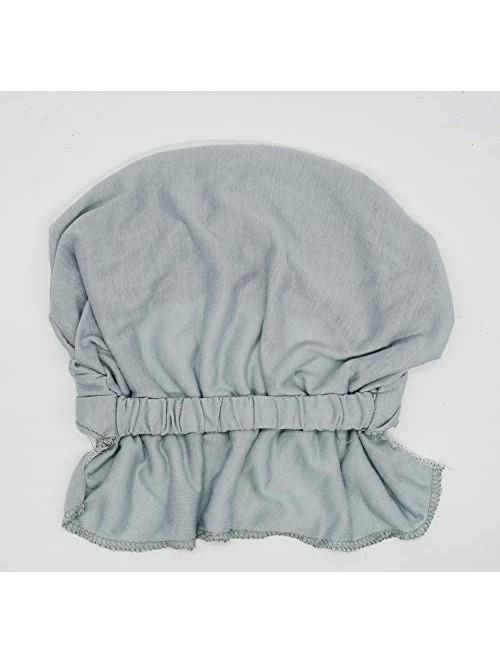 Skullies & Beanies Soft Turban Head Scarf Elastic Chemo Caps Cancer Beanie Hats for Women - Grey - C218HSW7KSD $10.76