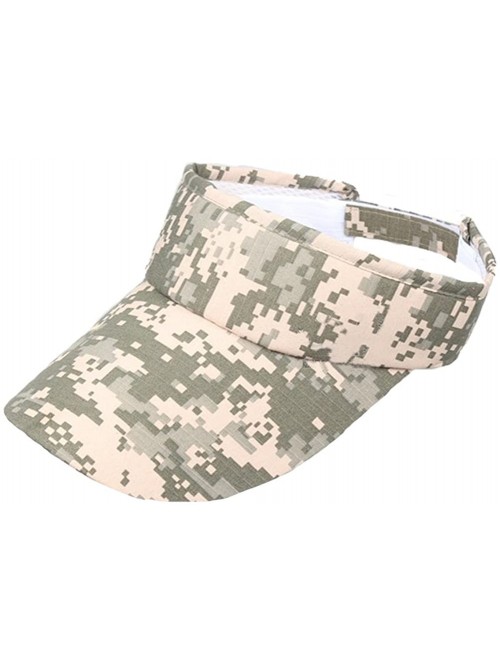 Visors Summer Hunter Outdoor Sports Military Camo Visor Cap 3010 - Acu - CG11MBNM22Z $13.52