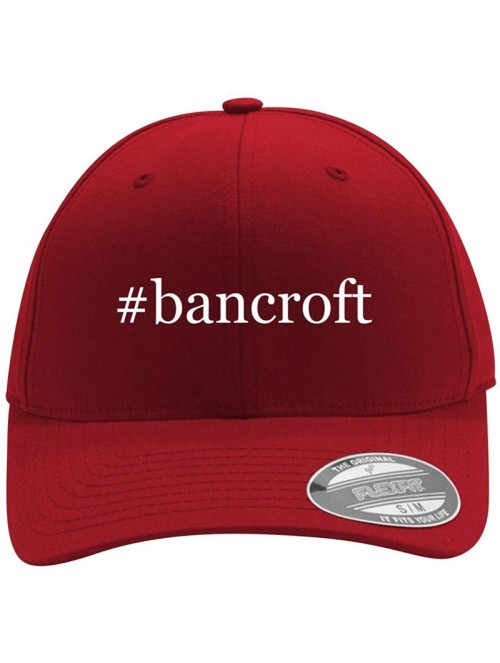 Baseball Caps Bancroft - Men's Hashtag Flexfit Baseball Cap Hat - Red - CU18UA0A50O $24.94
