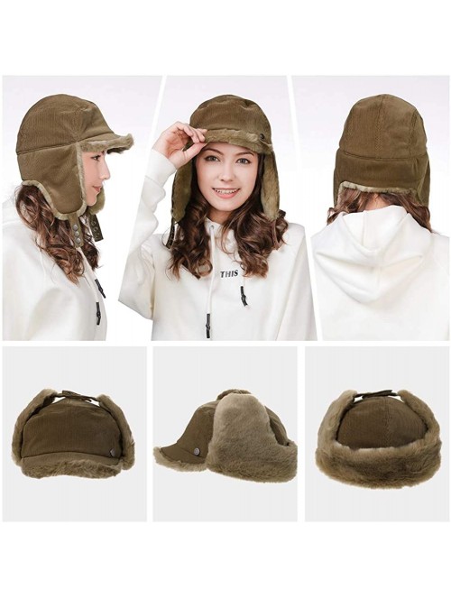 Baseball Caps Winter Newsboy Cap for Women Ladies Conductor Paperboy Visor Flat Gatsby Berets Hat 55-61 cm - 99723-brown - C3...