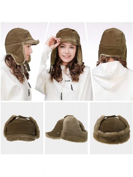 Baseball Caps Winter Newsboy Cap for Women Ladies Conductor Paperboy Visor Flat Gatsby Berets Hat 55-61 cm - 99723-brown - C3...