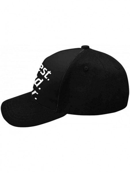 Baseball Caps Best Dad Ever Adjustable Men Baseball Caps Classic Dad Hats for Papa Father- Black - Design 1 - CK18QA8QEAO $37.34