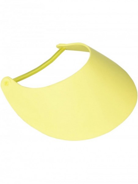 Visors Vinyl Coil-Yellow-8.75 x 3.75 inches Foamies Visor - Yellow - C81144EPA13 $12.89