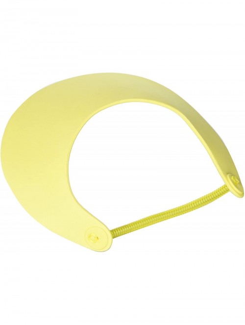 Visors Vinyl Coil-Yellow-8.75 x 3.75 inches Foamies Visor - Yellow - C81144EPA13 $12.89