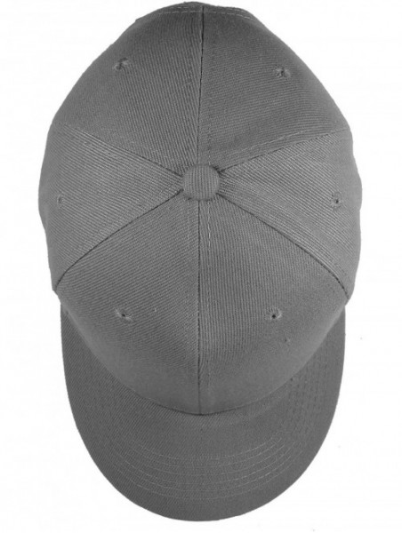 Baseball Caps Plain Blank Baseball Caps Adjustable Back Strap Wholesale LOT 12 PC'S - Dark Gray - CF18CZUQIYA $30.41