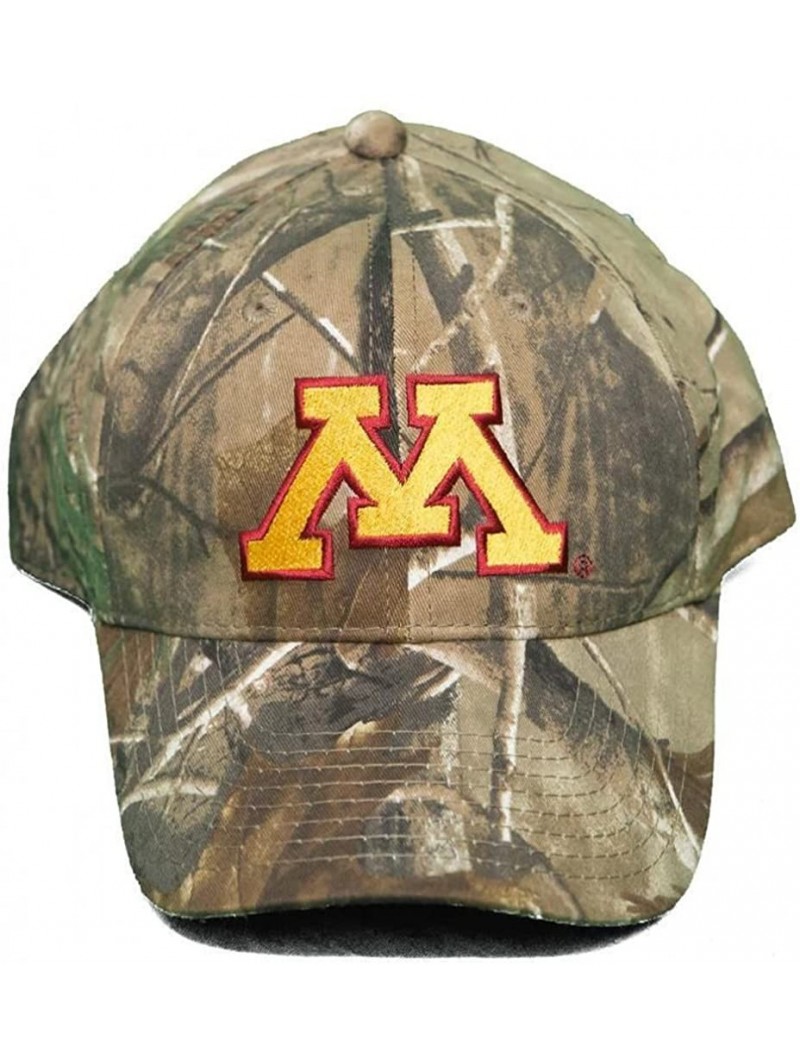 Baseball Caps University of Minnesota Golden Gophers Buckle Back Hat Embroidered Camo Cap - CF11OWRBWR9 $29.97