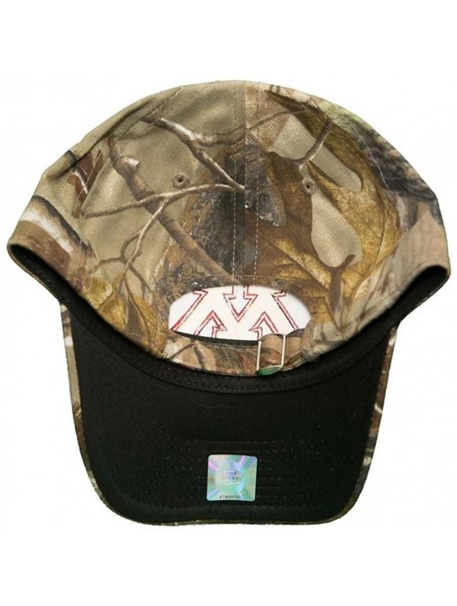 Baseball Caps University of Minnesota Golden Gophers Buckle Back Hat Embroidered Camo Cap - CF11OWRBWR9 $29.97