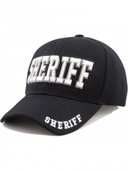 Baseball Caps Law Enforcement 3D Embroidered Baseball One Size Cap - 4. Sheriff - C5195R2O24A $14.59